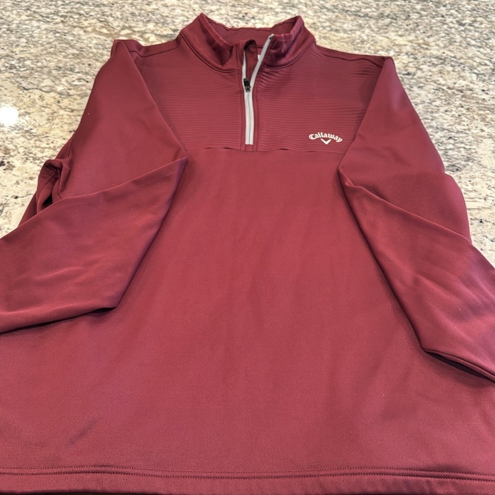 Callaway Men’s Golf Pullover Maroon XL